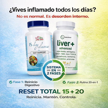 RESET TOTAL 15+20™ Recupera el Control de Tu Cuerpo en 2 Fases