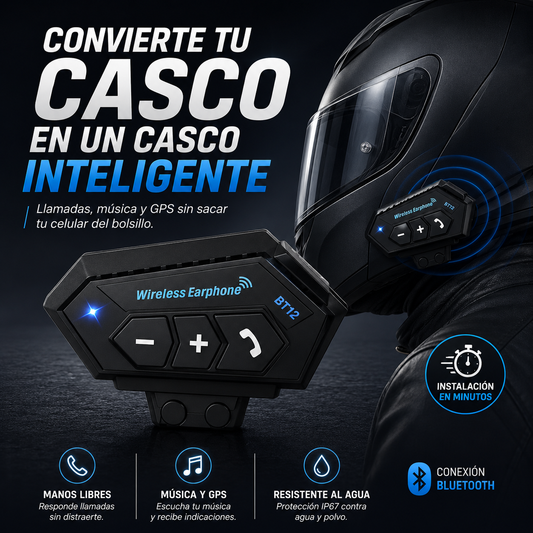 InterComm™ Convierte tu casco en un casco inteligente y mantente conectado en cada recorrido.