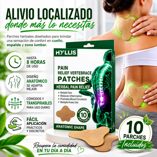 Parches Herbales™ Comodidad y bienestar localizado para cuello, espalda y zona lumbar