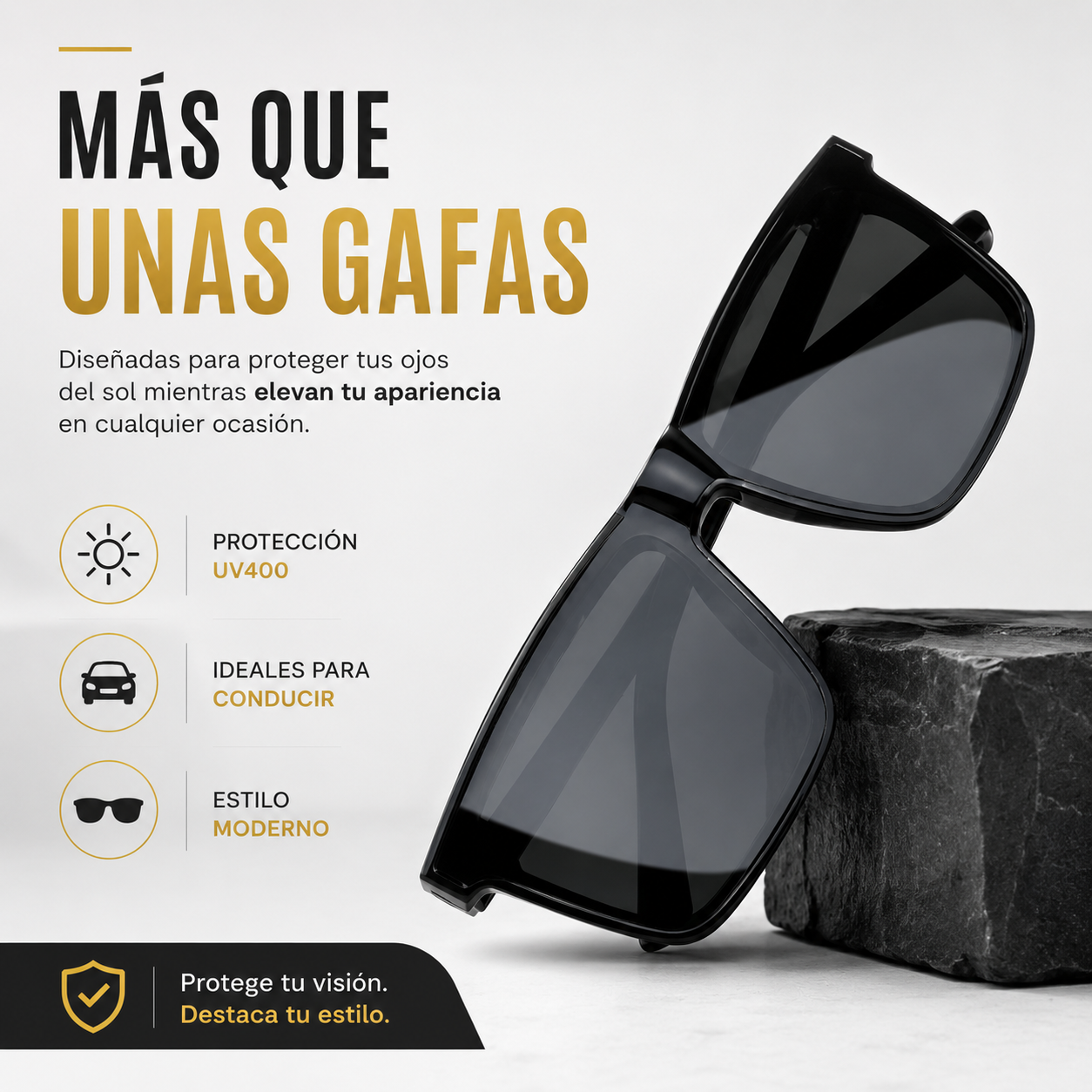 Gafas Trend Sol™ | Protección UV400 y Estilo que Destaca