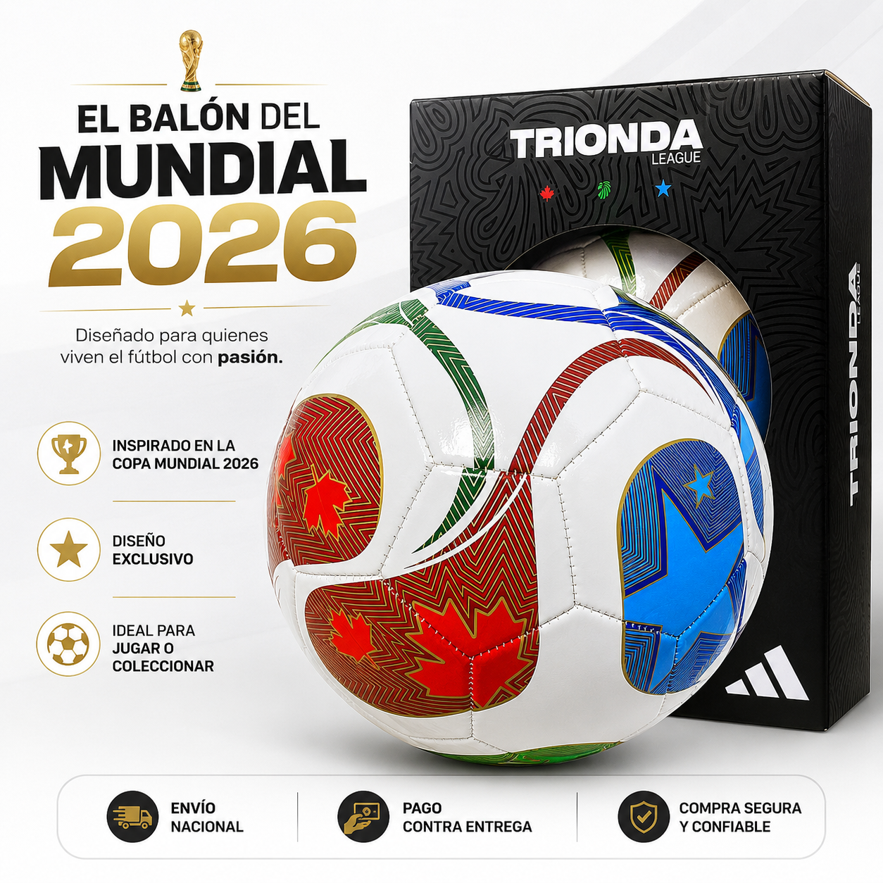 BALÓN TRIONDA LEAGUE 2026 - ⚽ Vive la Pasión del Mundial 2026 en Cada Partido