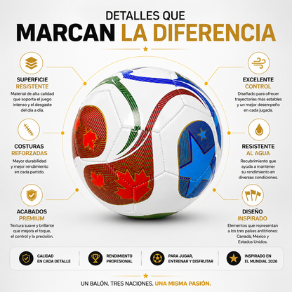 BALÓN TRIONDA LEAGUE 2026 - ⚽ Vive la Pasión del Mundial 2026 en Cada Partido