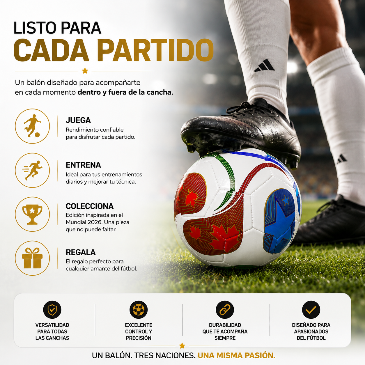 BALÓN TRIONDA LEAGUE 2026 - ⚽ Vive la Pasión del Mundial 2026 en Cada Partido