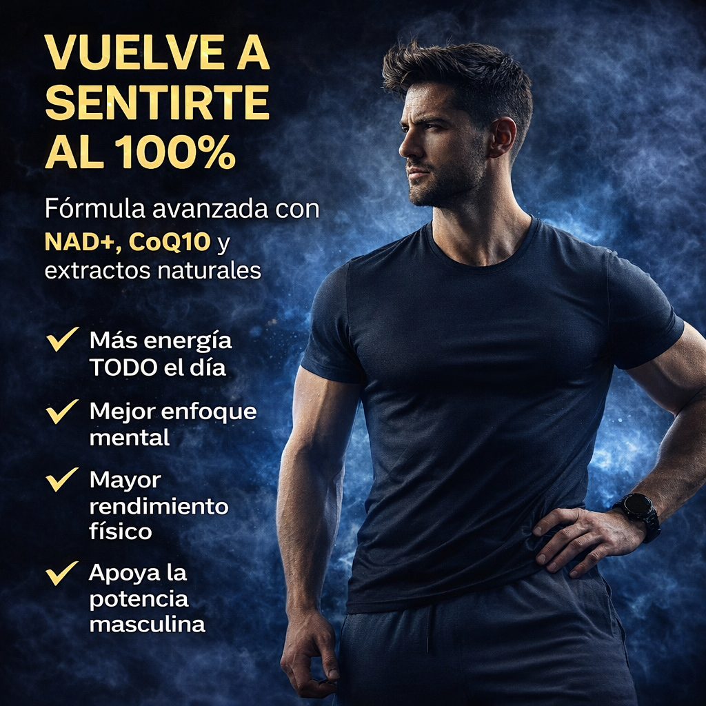 SELERB® NAD+ Recupera tu energía masculina y vuelve a rendir como antes 🔥 2X1 🔥