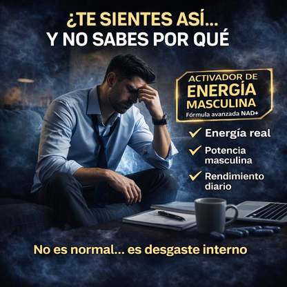 SELERB® NAD+ Recupera tu energía masculina y vuelve a rendir como antes 🔥 2X1 🔥