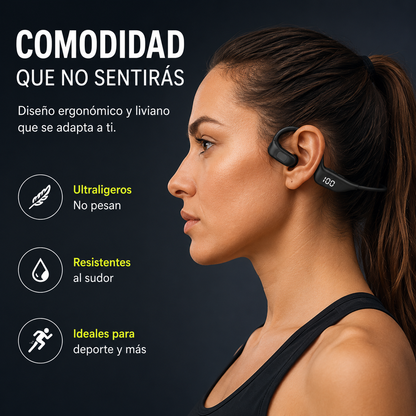 Audífonos Open Ear U9 - Escucha tu música sin dejar de escuchar lo que pasa a tu alrededor.