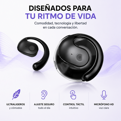 Audífonos Traductores Inteligentes con IA - Comunícate en hasta 50 idiomas de forma más fácil, estés donde estés.