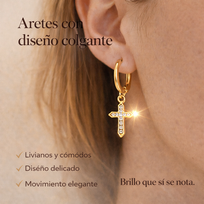 Set Cruz Dorada Elegante – El detalle que transforma tu look en segundos