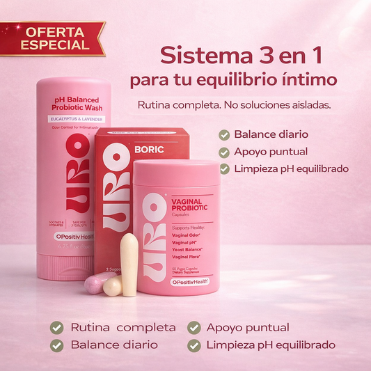 URO™ Sistema 3 en 1 para el Equilibrio Íntimo Diario