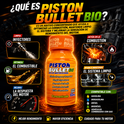 PistonBullet™ 🔥 Recupera Potencia y Haz Rendir Cada Tanqueada