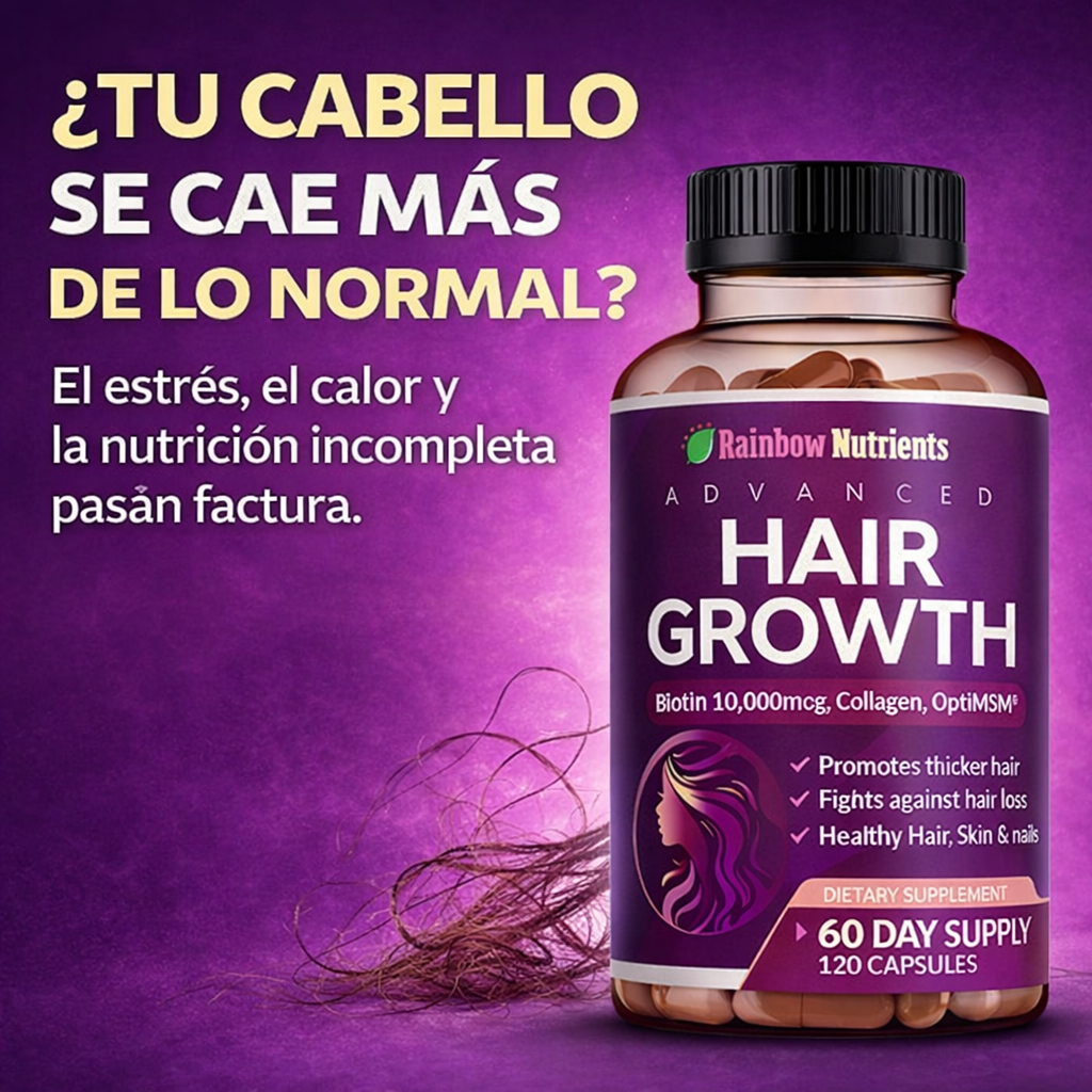 Advanced Hair Growth – Apoyo diario para un cabello más fuerte desde adentro