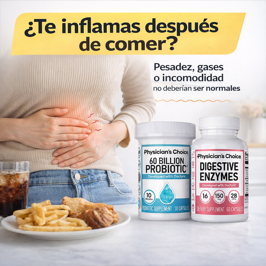 Physician Choise - Apoyo diario para una digestión más ligera y cómoda