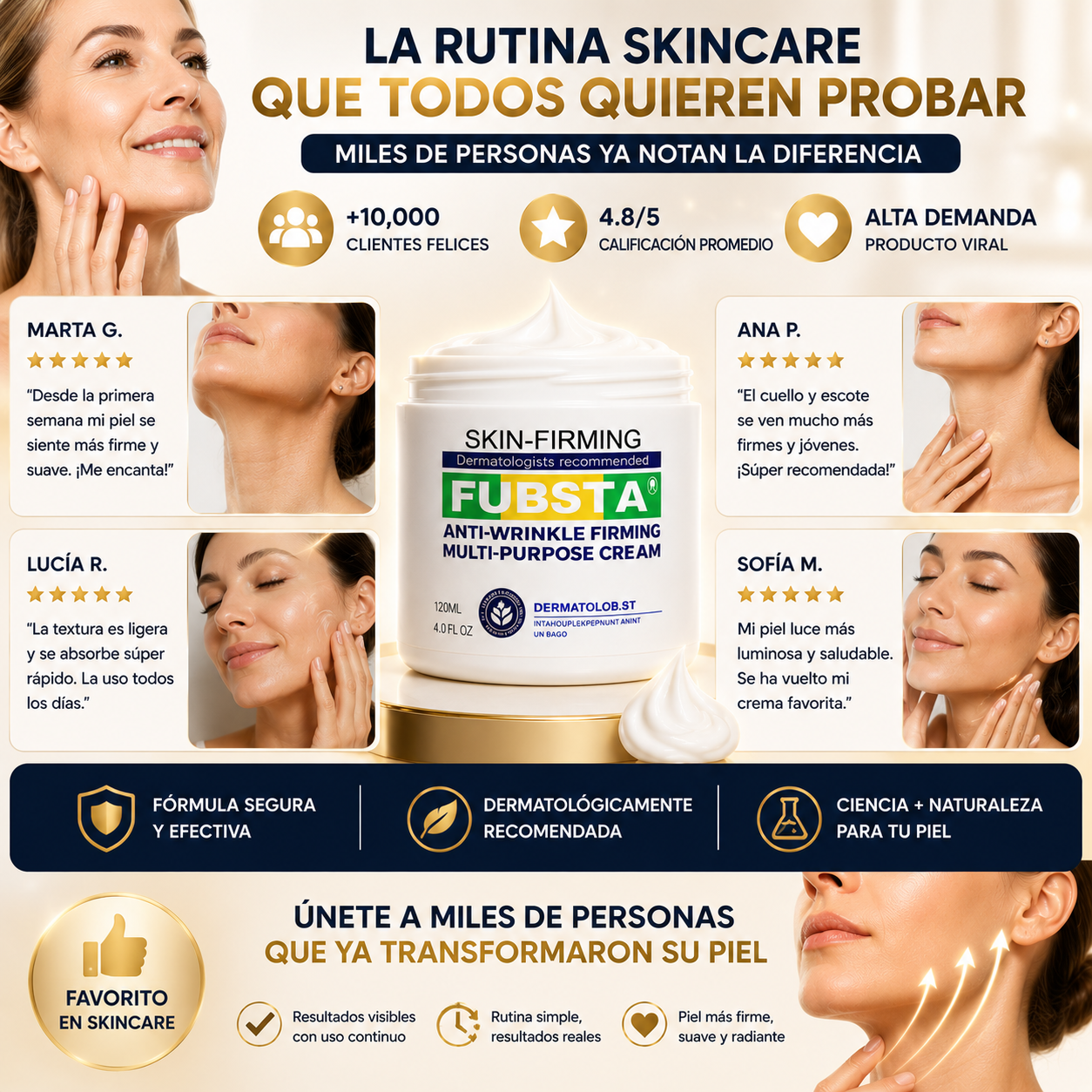 FUBSTA™ Skin-Firming - Piel más firme, suave y luminosa desde casa ✨