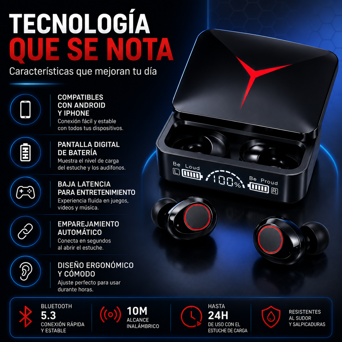 🎧 Audífonos Gamer M90 PRO™ - Escucha Más, Disfruta Más y Olvídate de los Cables