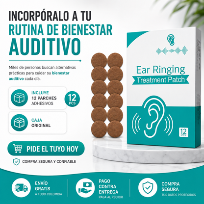 EAR RINGING PATCH™ Apoyo práctico para tu bienestar auditivo diario