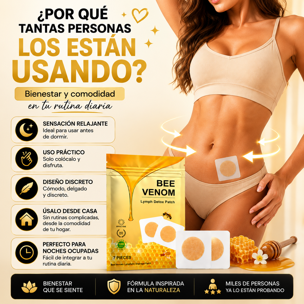 Bee Venom Patch™ | Tu Ritual Nocturno de Bienestar ✨