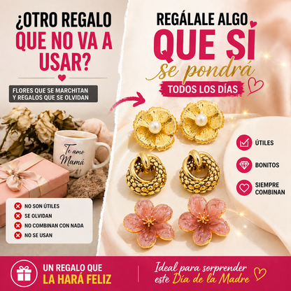 Combo 3 Aretes Elegantes – Eleva tu estilo todos los días sin complicarte