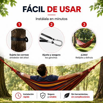 Hamaca - Convierte Cualquier Lugar en Tu Espacio Favorito para Descansar