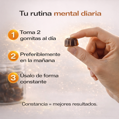 Gomitas de Melena de León x 60 — Apoya tu enfoque y claridad mental de forma natural