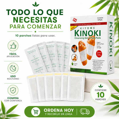 Parches Kinoki™  Despierta cada mañana con una agradable sensación de descanso y bienestar.