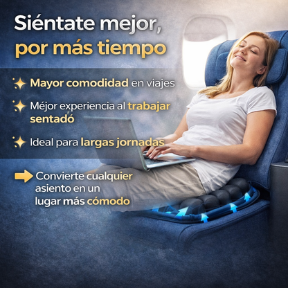 SoftSeat™ Convierte cualquier asiento en una experiencia más cómoda en segundos