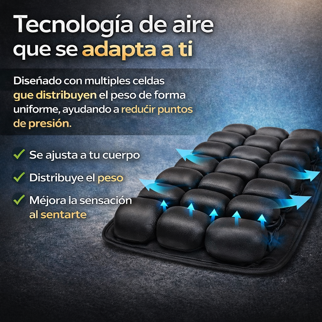 SoftSeat™ Convierte cualquier asiento en una experiencia más cómoda en segundos