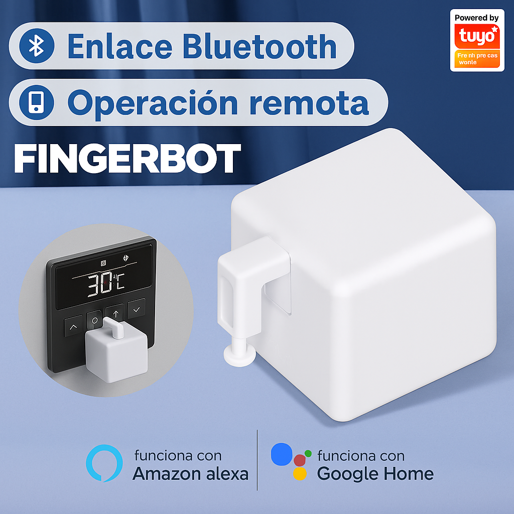 SwitchBot® Botón pulsador de interruptor de luz inteligente inalámbrico