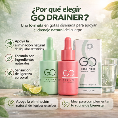 GO DRAINER®: Reduce la hinchazón y sientete más ligero en menos de 16 días