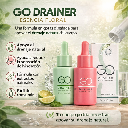 GO DRAINER®: Reduce la hinchazón y sientete más ligero en menos de 16 días