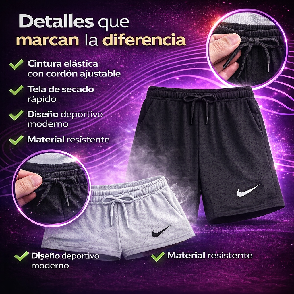 Combo Pantalonetas Deportivas Premium x3 Comodidad, frescura y libertad para tu día