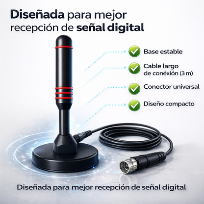Antena TDT HD – Disfruta Canales Digitales sin pagar suscripciones