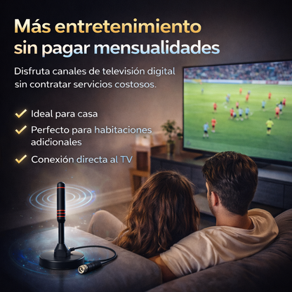 Antena TDT HD – Disfruta Canales Digitales sin pagar suscripciones