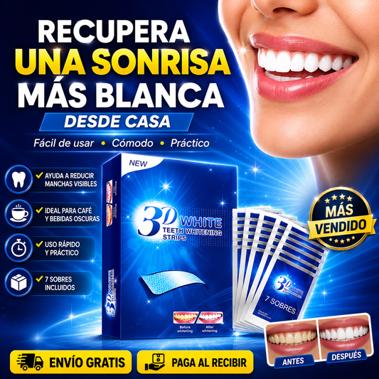Tiras Blanqueadoras – Sonrisa Más Brillante en Minutos