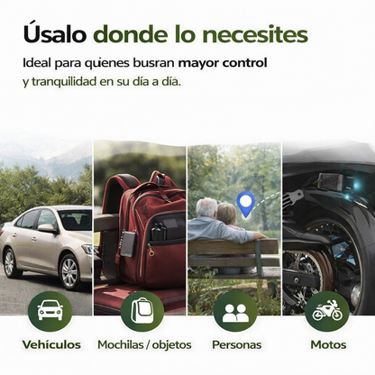 Mini GPS Inteligente™ Controla lo que te importa en tiempo real