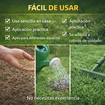 Semilla Premium Cesped  🌱 Renueva Tu Jardín Fácilmente y Dale Vida a Tu Espacio Exterior