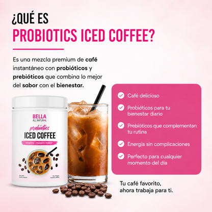 Iced Coffee™ Bienestar digestivo y tu energía diaria desde la primera taza.