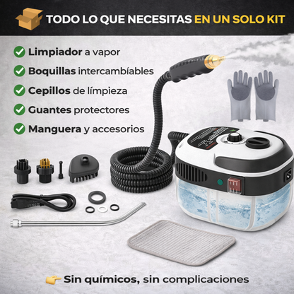 VaProx® Limpieza profunda a vapor sin esfuerzo