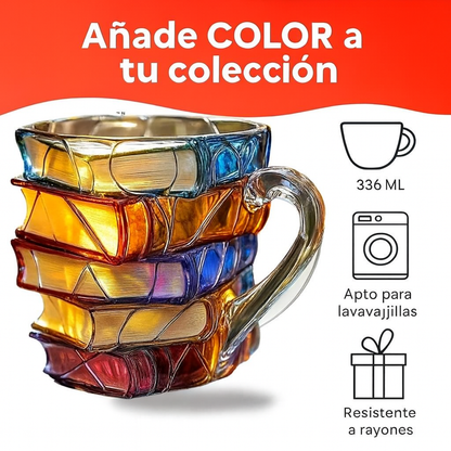 Taza Libro™ – Arte en vidrio para tus momentos favoritos