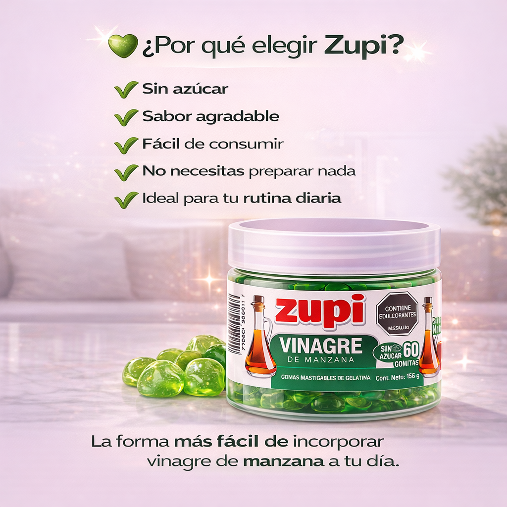 Zupi™ Gomas Apoyo Natural para una Digestión Más Ligera y Bienestar Diario