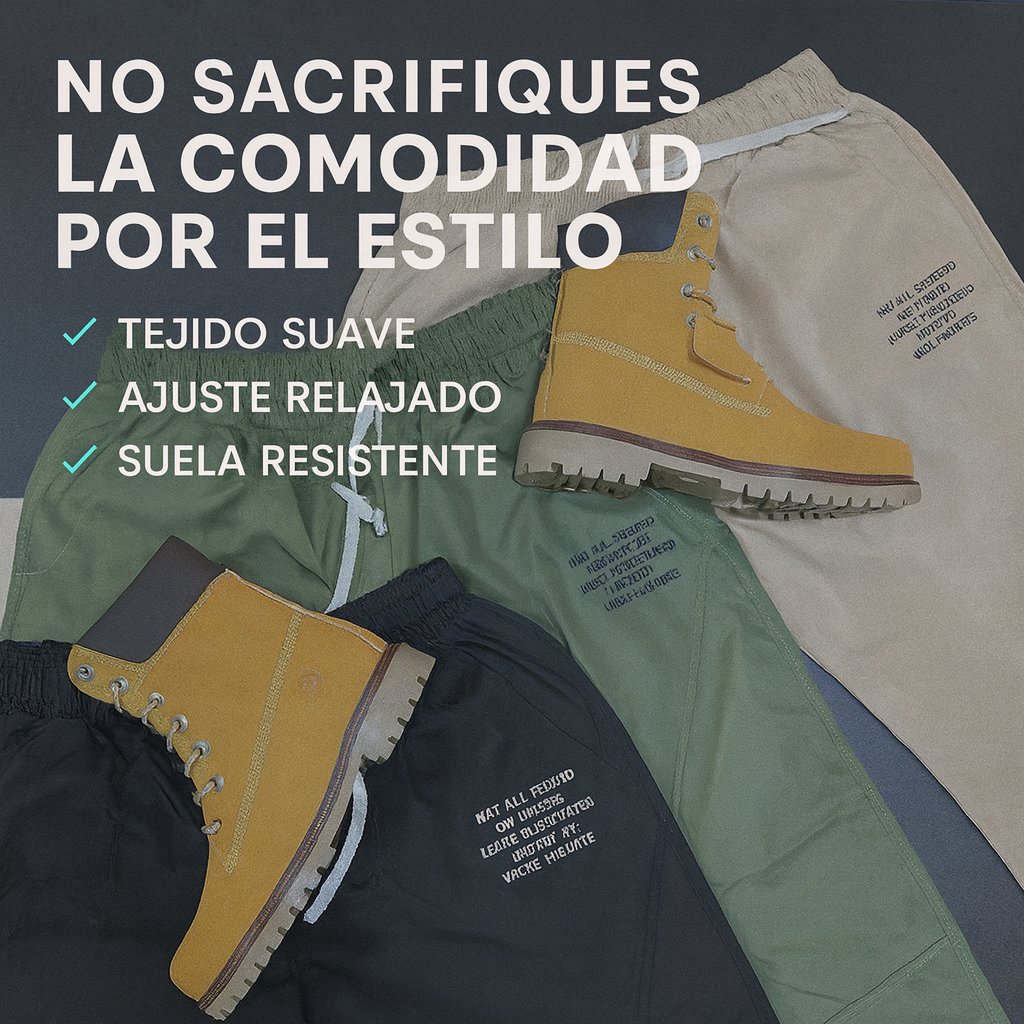 Combo Jogger + Botas - Viste cómodo. Viste firme. Viste con estilo.