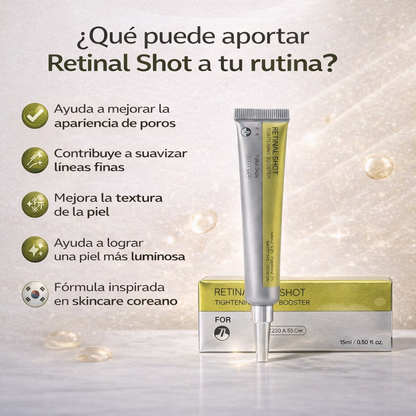 RETINAL SHOT – BOOSTER FACIAL COREANO PARA UNA PIEL MÁS LISA Y LUMINOSA