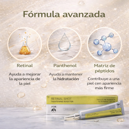 RETINAL SHOT – BOOSTER FACIAL COREANO PARA UNA PIEL MÁS LISA Y LUMINOSA