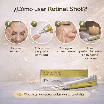 RETINAL SHOT – BOOSTER FACIAL COREANO PARA UNA PIEL MÁS LISA Y LUMINOSA