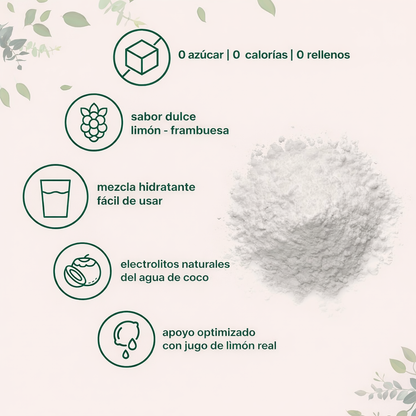 Hydration Electrolytes - Ayuda a Deshincharte e Hidratarte Mejor