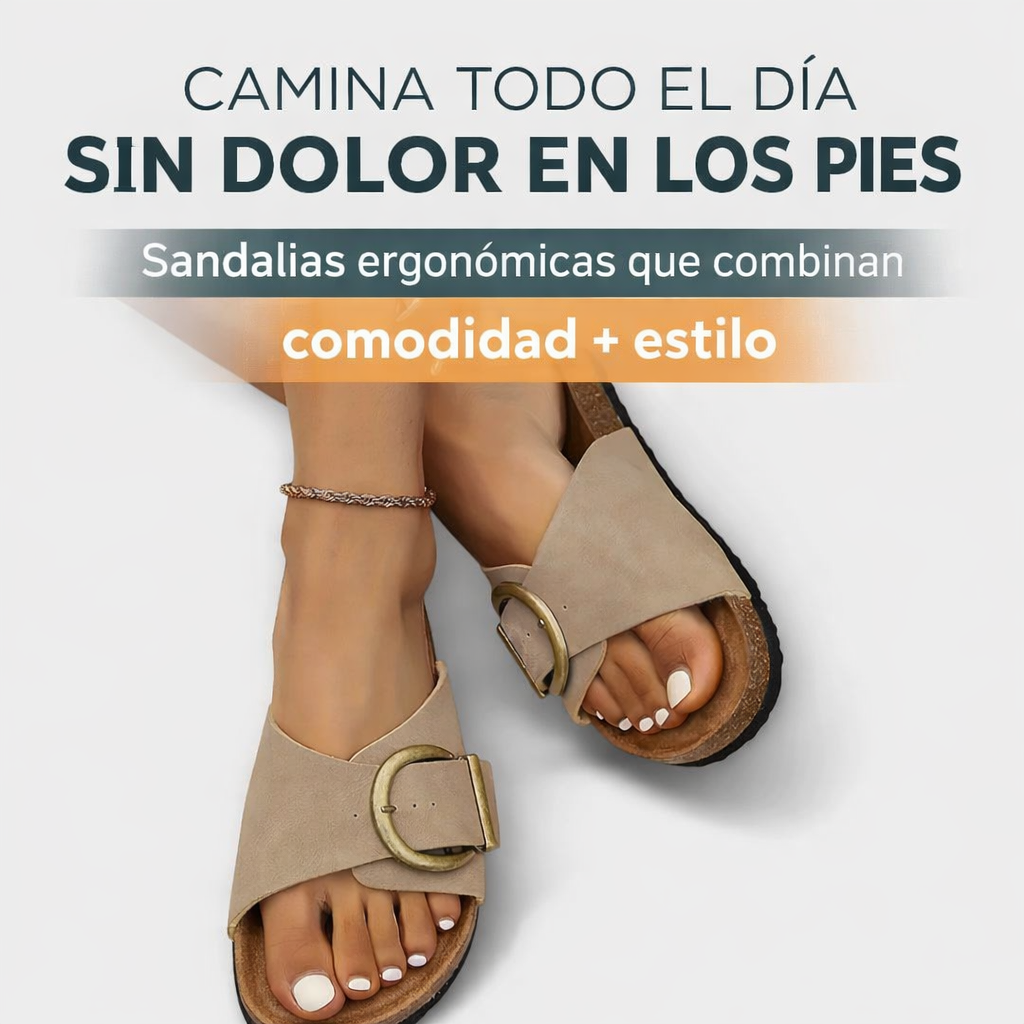 Sandalias ortopédicas - Dale descanso a tus pies sin renunciar al estilo.