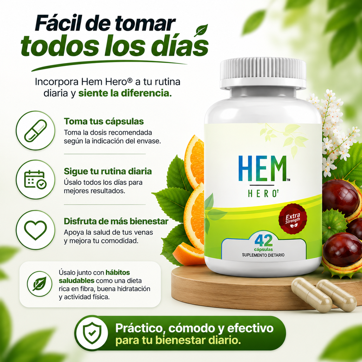 Hem Hero® | Recupera la Comodidad al Sentarte, Caminar y Disfrutar tu Día con Mayor Bienestar