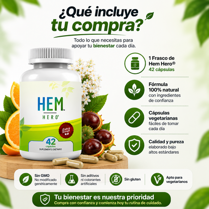 Hem Hero® | Recupera la Comodidad al Sentarte, Caminar y Disfrutar tu Día con Mayor Bienestar