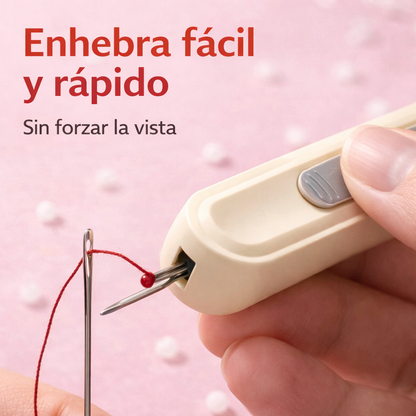 Enhebrador - Herramienta de Costura 2 en 1 que Enhebra y Descose en Segundos