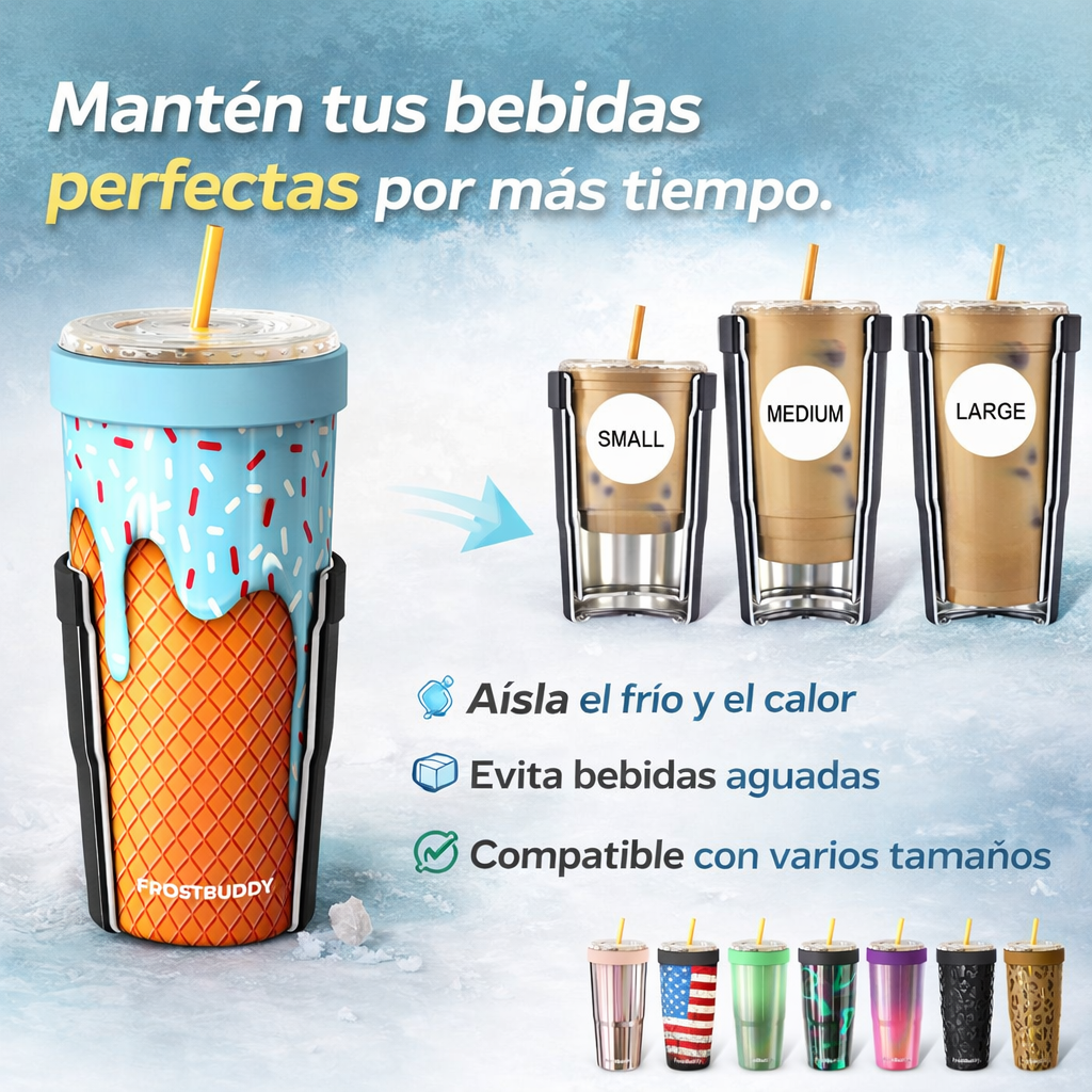 FrostBuddy – Mantén tu bebida a la temperatura ideal por más tiempo