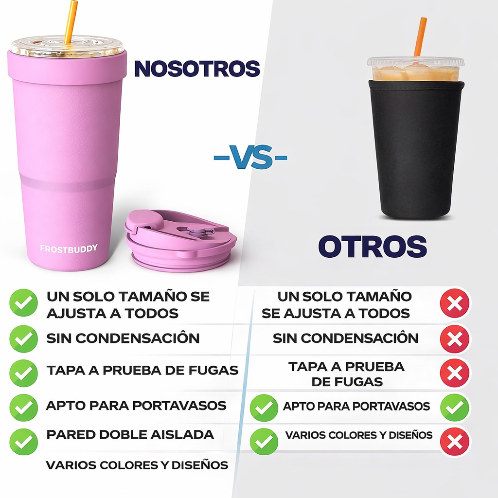 FrostBuddy – Mantén tu bebida a la temperatura ideal por más tiempo